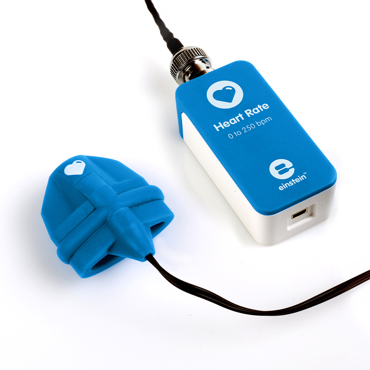 Fourier ENHRTA155 Herzfrequenz-/Pulssensor, Messbereich 0 bis 250 bpm, Abtastrate 25/s, für EinsteinTab und LabMate