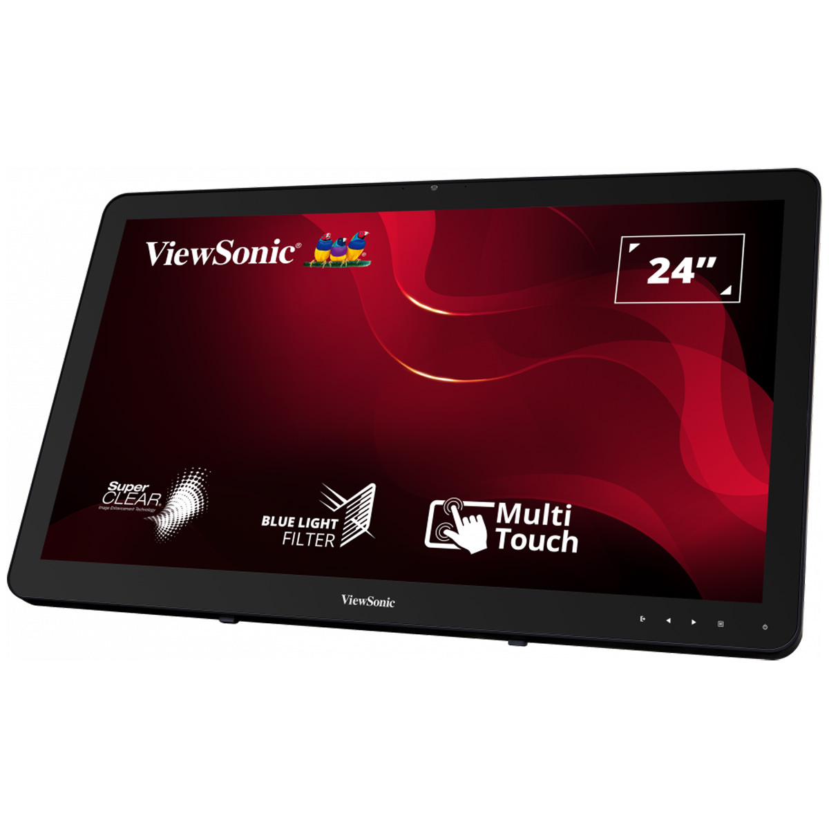 ViewSonic TD2430, 24'' (61cm) 10-Punkt-Touchscreen-Monitor SuperClear®- VATechnologie
