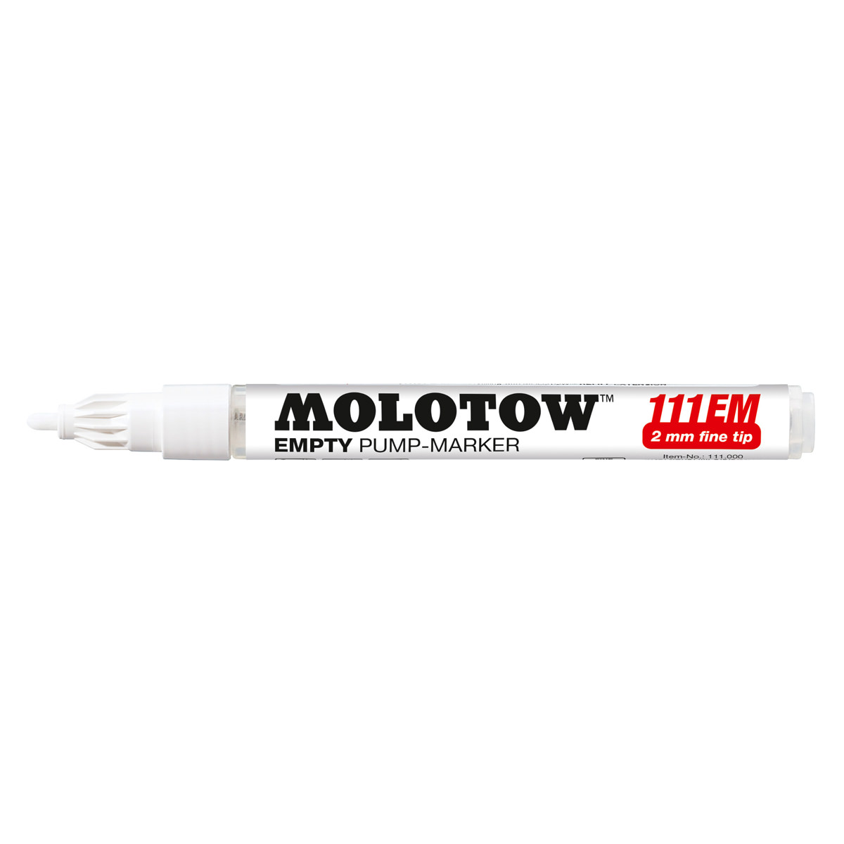 Molotow EMPTY PUMP-MARKER Leermarker 111EM, 2 mm fine tip 