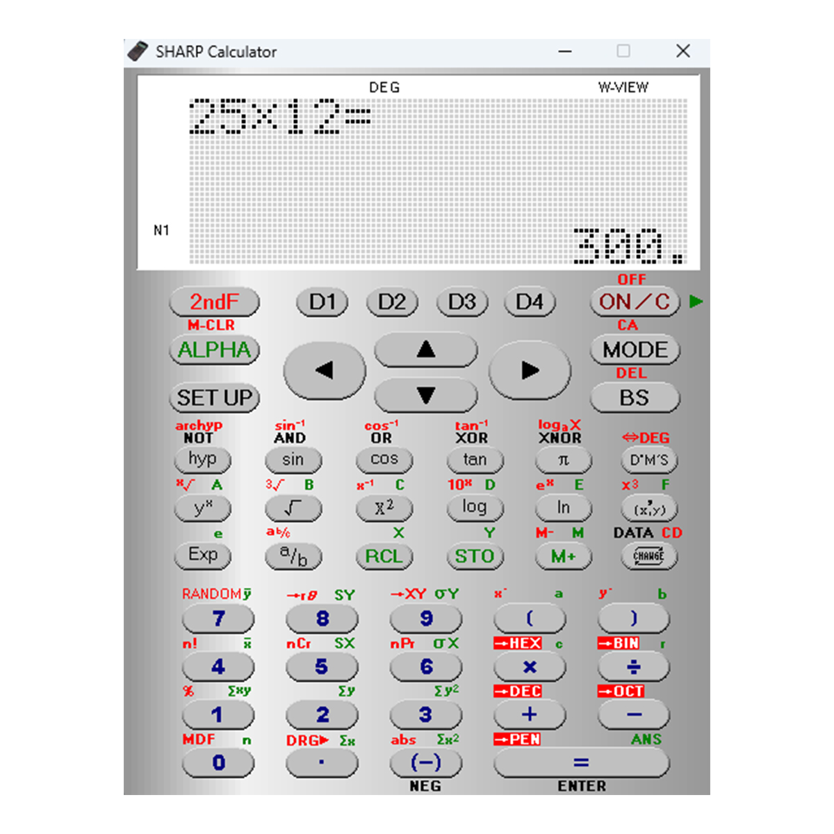 Sharp Emulator Software für die Modelle der EL-W531 Serie 