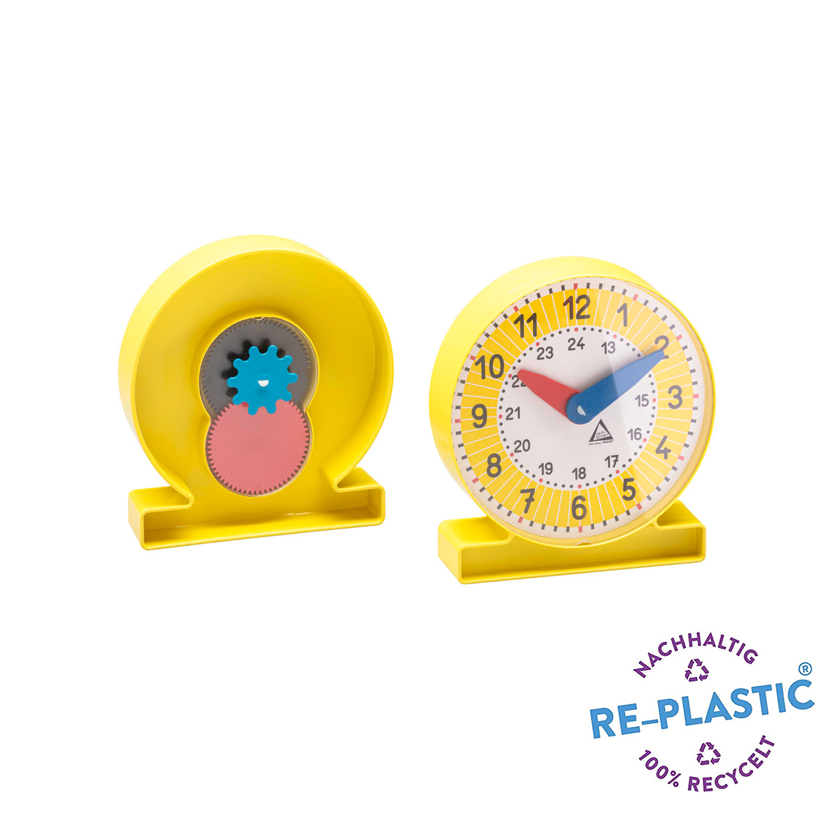 Wissner Schüleruhr Classic aus RE-Plastic® 11 cm Durchmesser  Wissner Schüleruhr Classic aus RE-Plastic® 11 cm Durchmesser