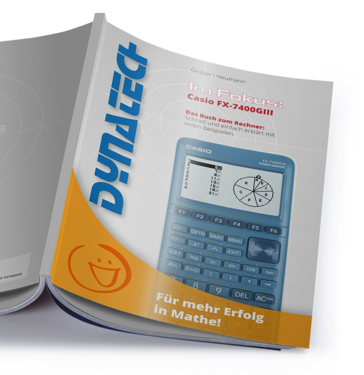 Casio FX-7400 G III Grafikrechner mit Schutztasche grün & Fachbuch 