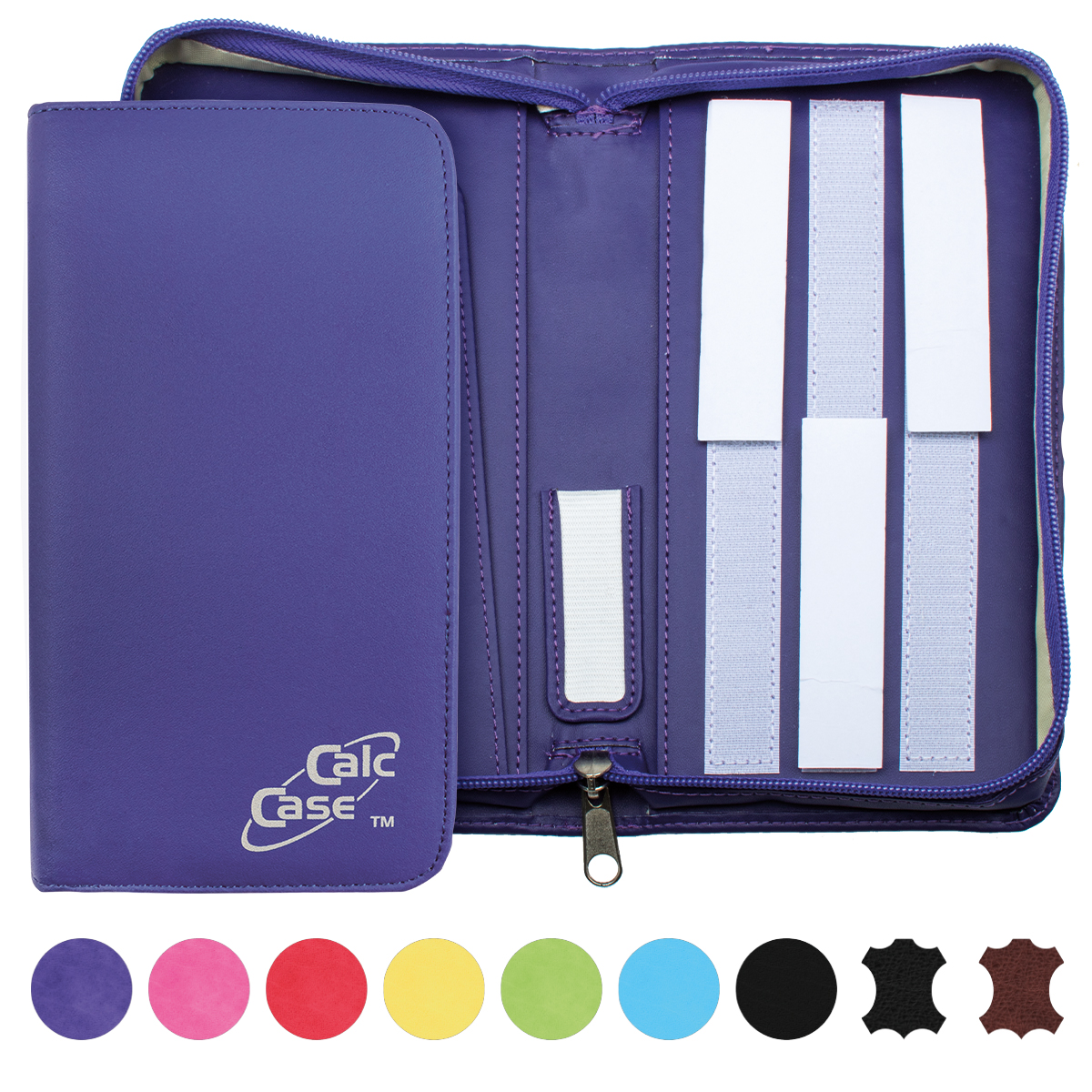 TI-Nspire CX II-T CAS Rechner mit Tasche violett, Folie, Fachbuch & Zirkel Set 
