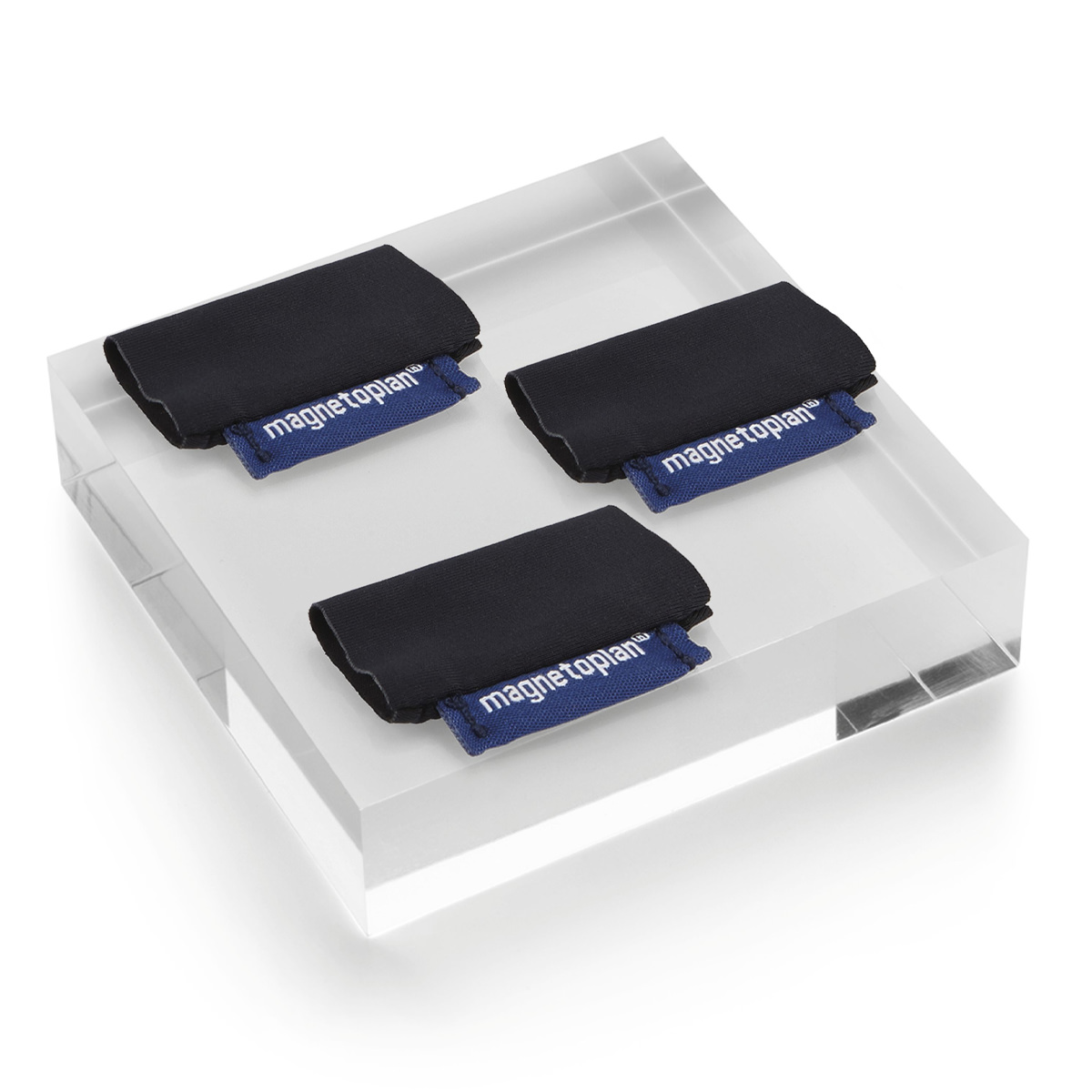 Magnetoplan AB325 Acryl-Block transparent, 100 x 25 x 100 mm
