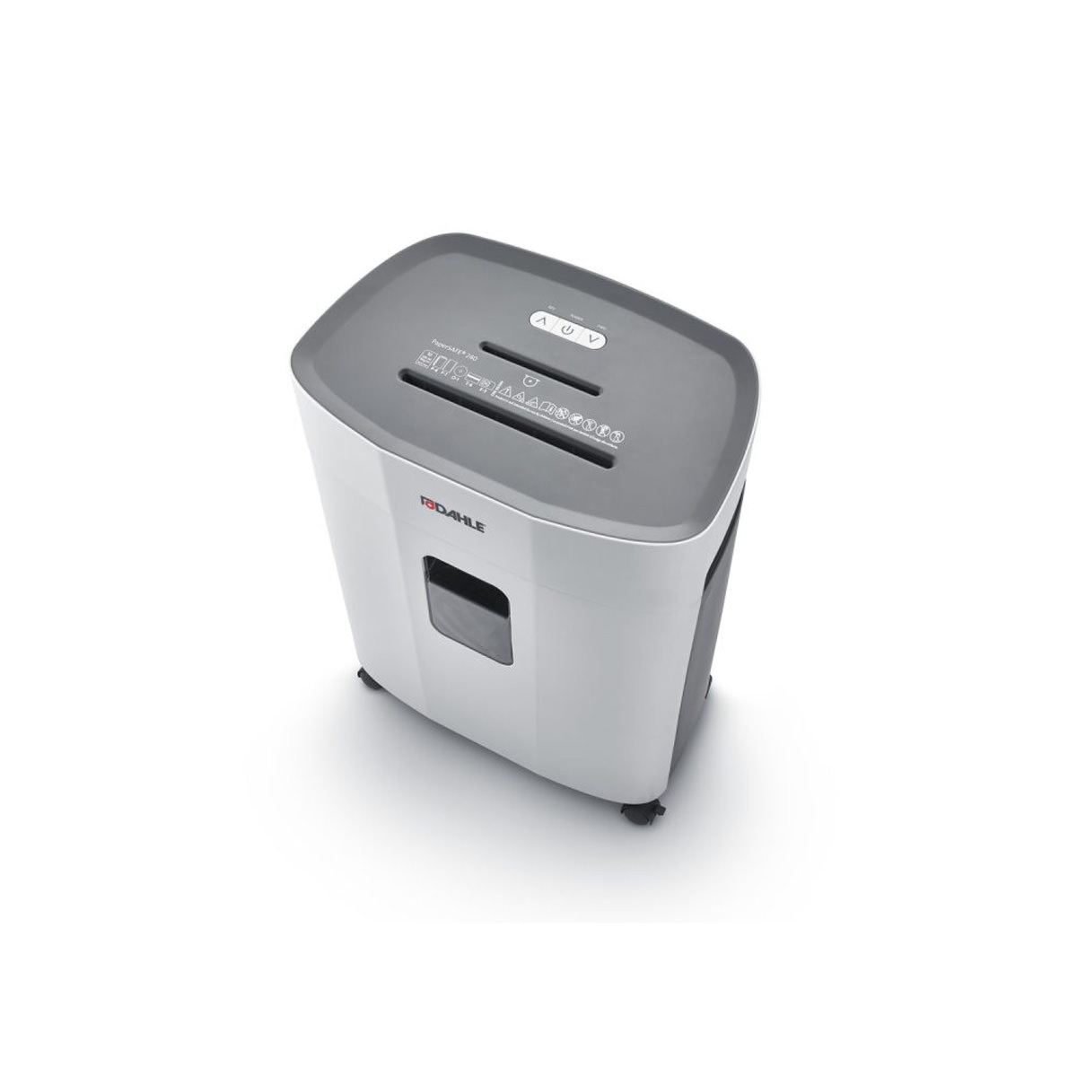 Dahle Aktenvernichter PaperSAFE 240 Schnitt 4 x 12 mm, 1-10 Blatt, 25 L 