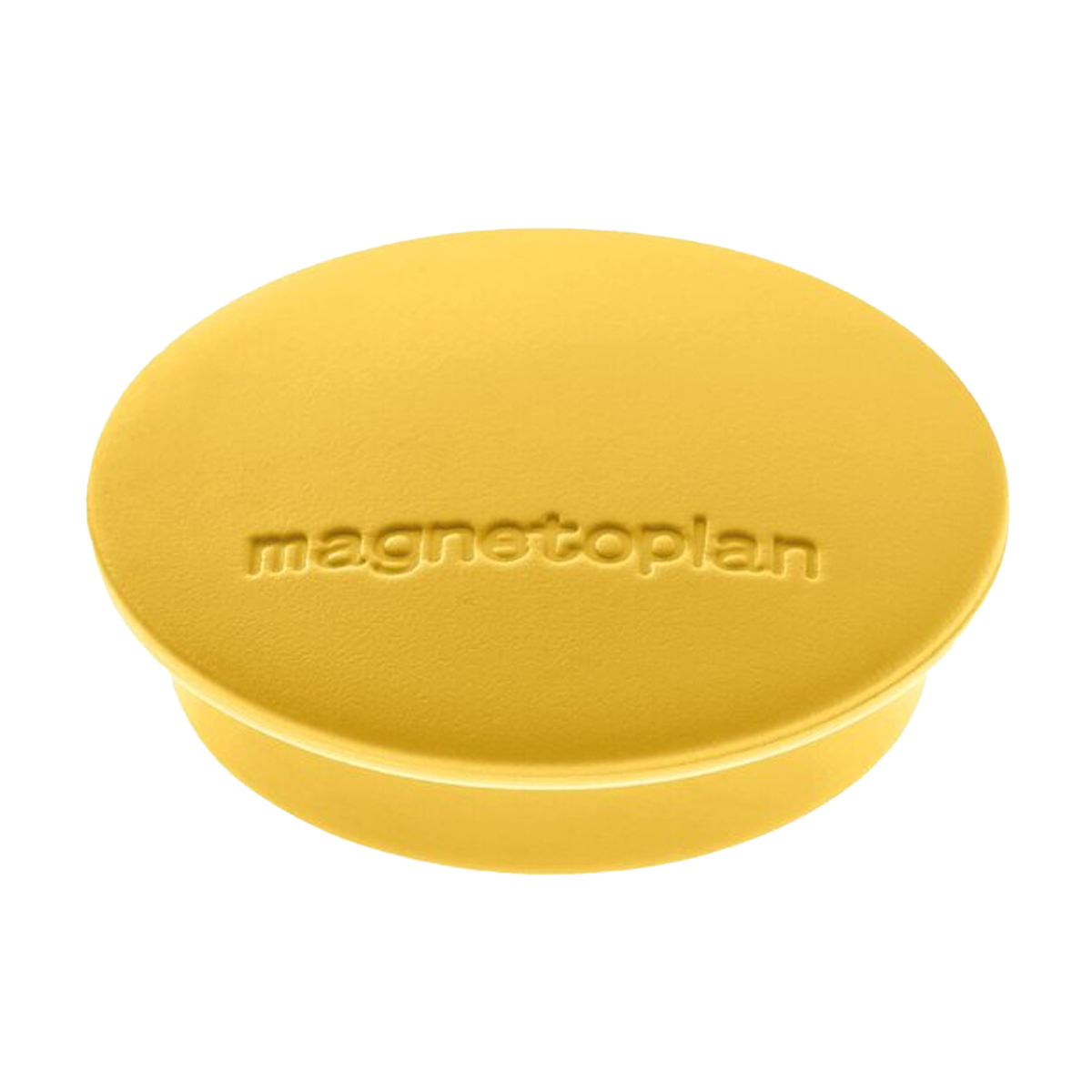 Magnetoplan 1662102 Magnete Discofix Junior ⌀ 34 mm, 10 Stück, gelb 
