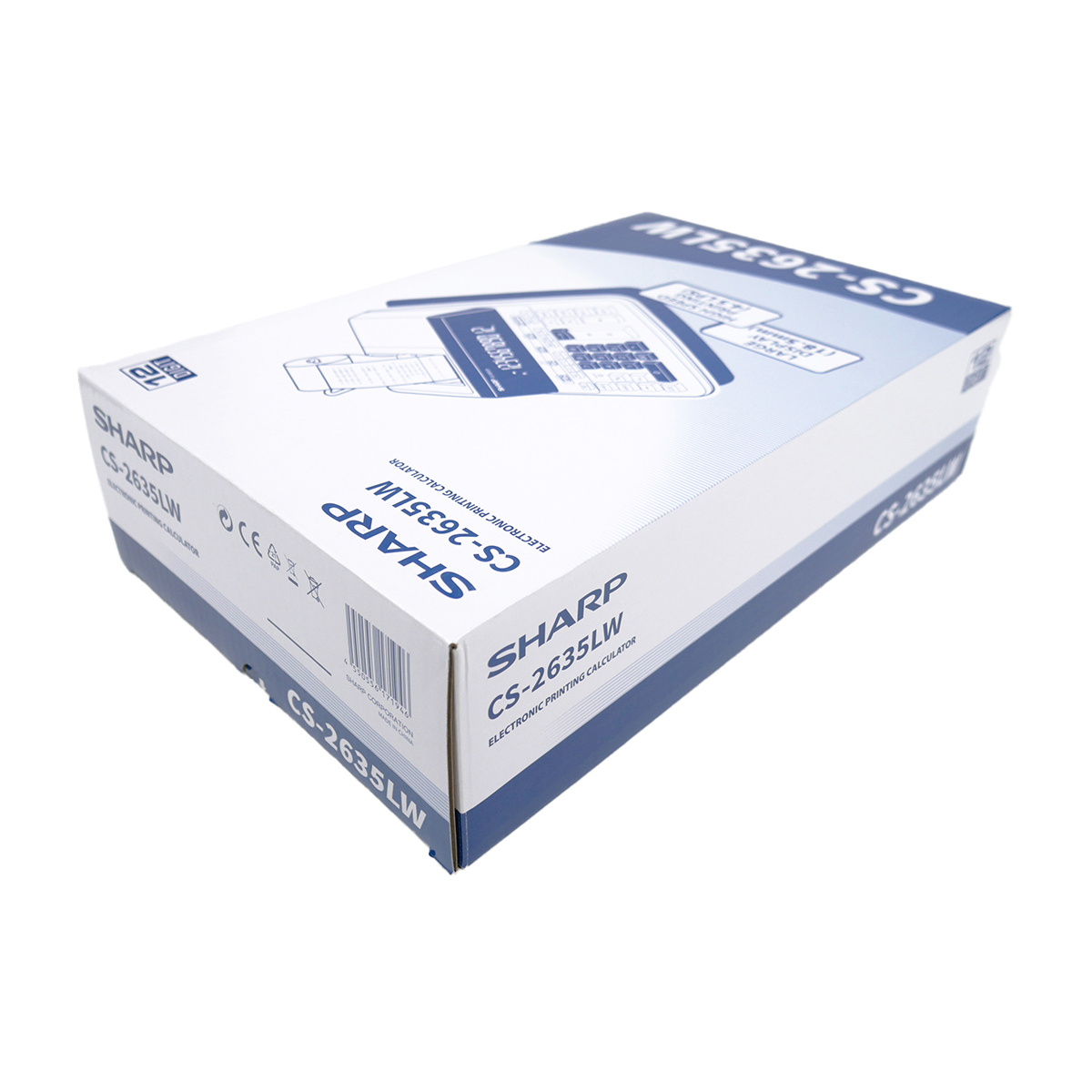 Sharp CS-2635 LW druckender Tischrechner 