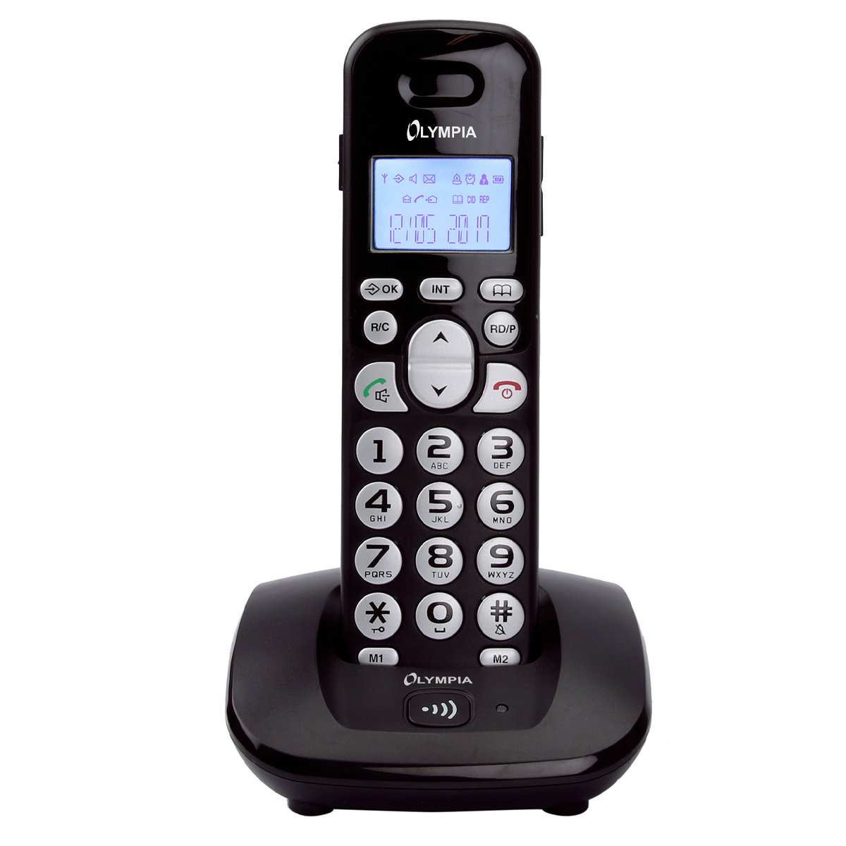 Olympia Bella Mobiltelefon schwarz, Dumb Phone, 2G, UKW-Radio, 3,5mm Klinke, HDMI 