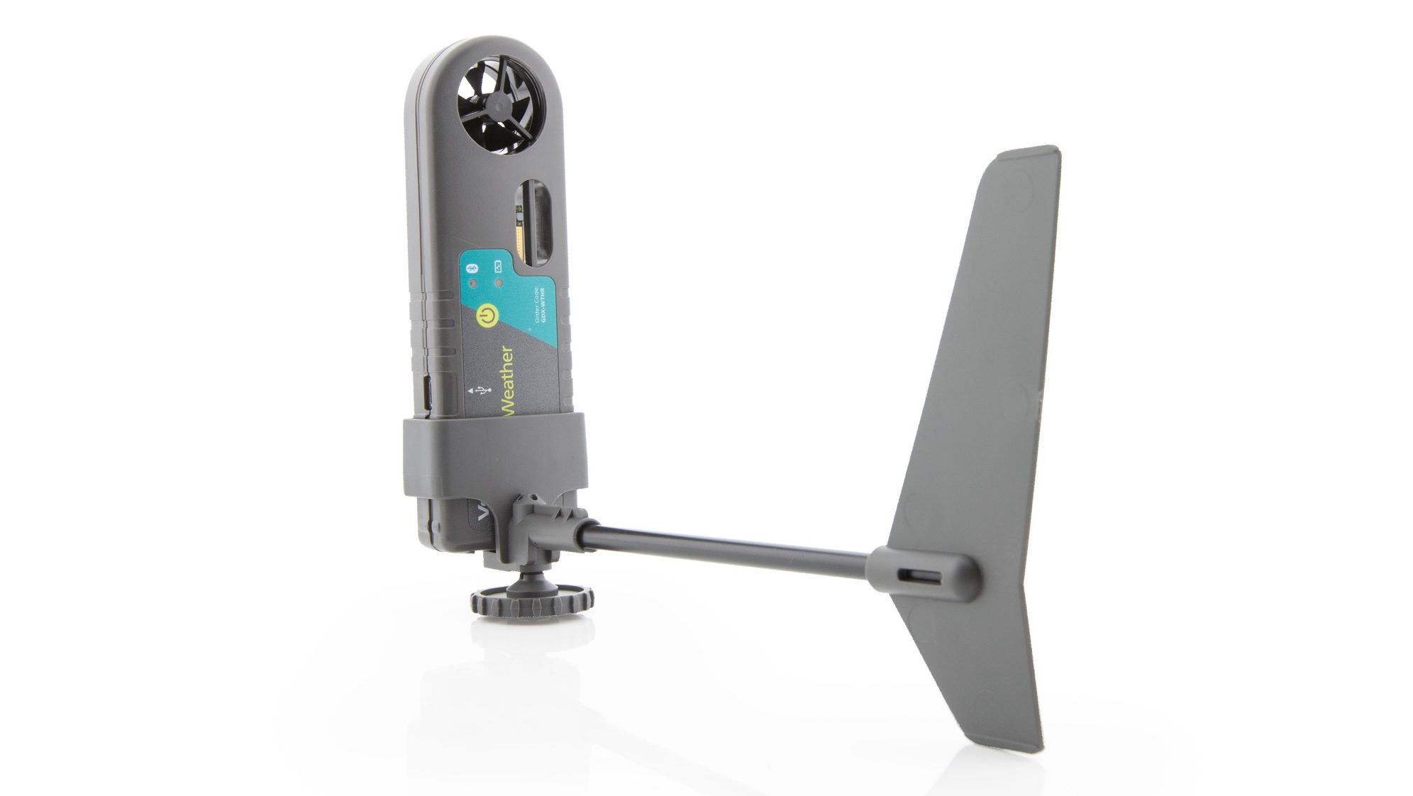 Vernier Go Direct® Wettersensor mit Wetterfahne (GDX-WTVA) Feuchtigkeit, Windkälte, Taupunkt, Windg geschwindigkeit, Luftdruck, Temperatur, Höhenlage