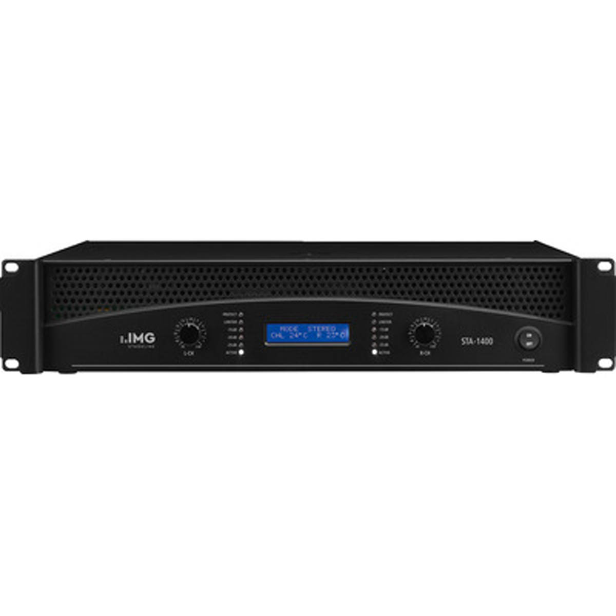 IMG STAGELINE STA-1400 Professioneller Stereo-PA-Verstärker, 1400 W