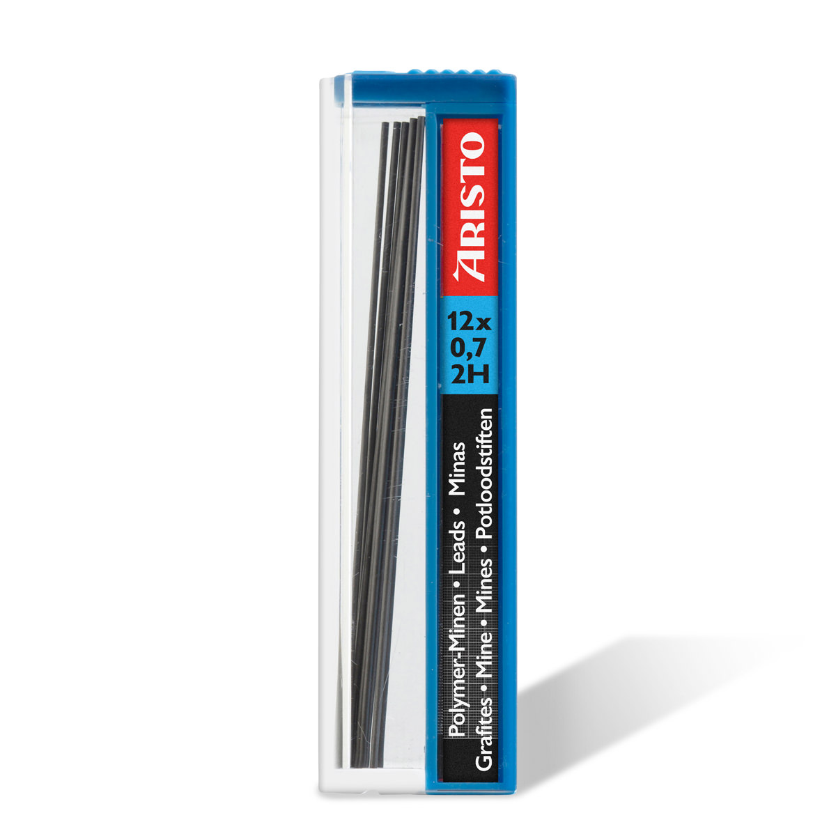 Aristo Feinminen Hi-Polymer 0,7 2H, Dose mit 12 Minen 