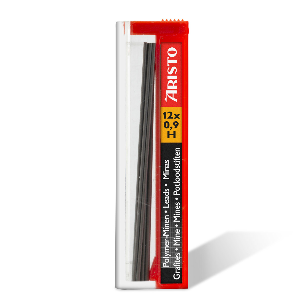 Aristo Feinminen Hi-Polymer 0,9 2H, Dose mit 12 Minen 