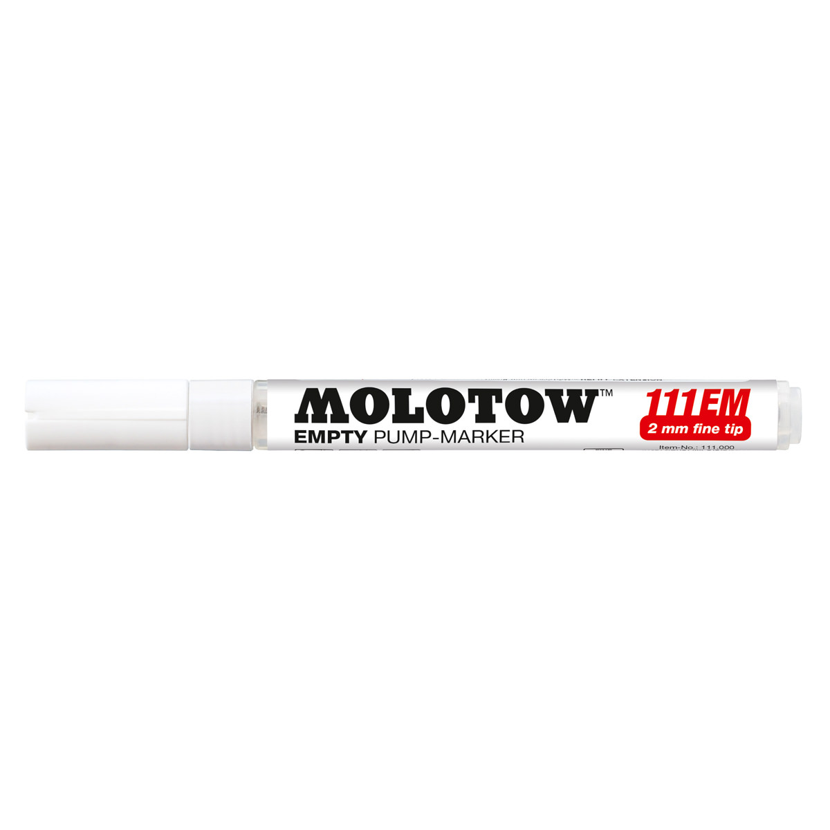 Molotow EMPTY PUMP-MARKER Leermarker 111EM, 2 mm fine tip 