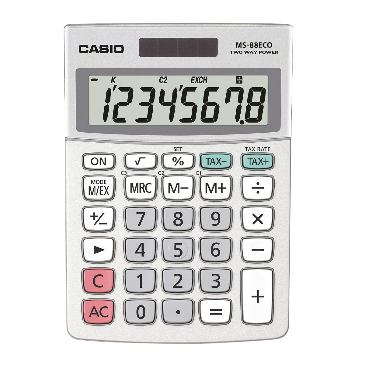 Casio MS-88 ECO anzeigender Tischrechner 