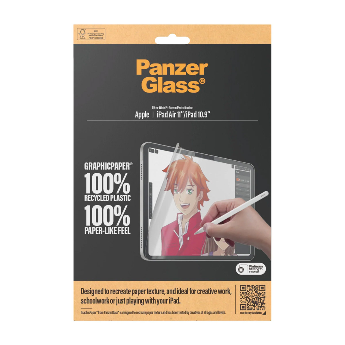 PanzerGlass® GraphicPaper® Displayschutz Ultra-Wide Fit für iPad 11'' (2025) / iPad Air 11'' (2024-2025)