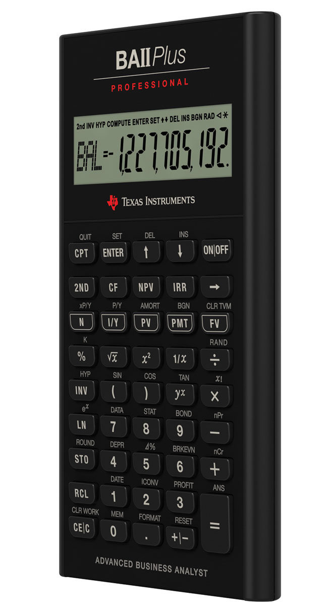 TI-BA II Plus Finanzrechner Texas Instruments 