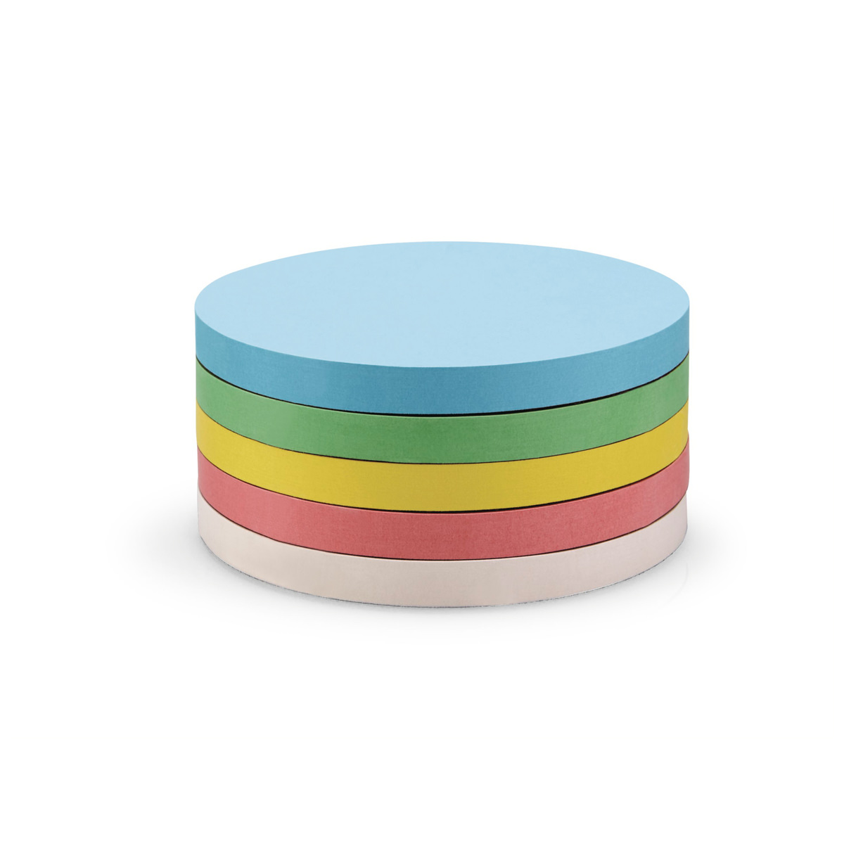 Magnetoplan 111151590 Moderationskarten selbstklebend, 250 Stück 5-farbig, Rechtecke 95x200mm