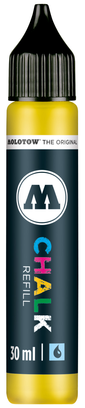 Molotow Nachfüllflasche CHALK 30 ml, Nr. 006, neongelb für Molotow Kreidemarker 