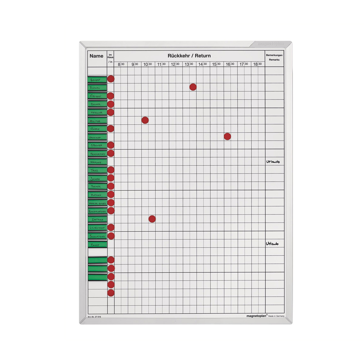 Magnetoplan 37016 An- und Abwesenheitsplaner 