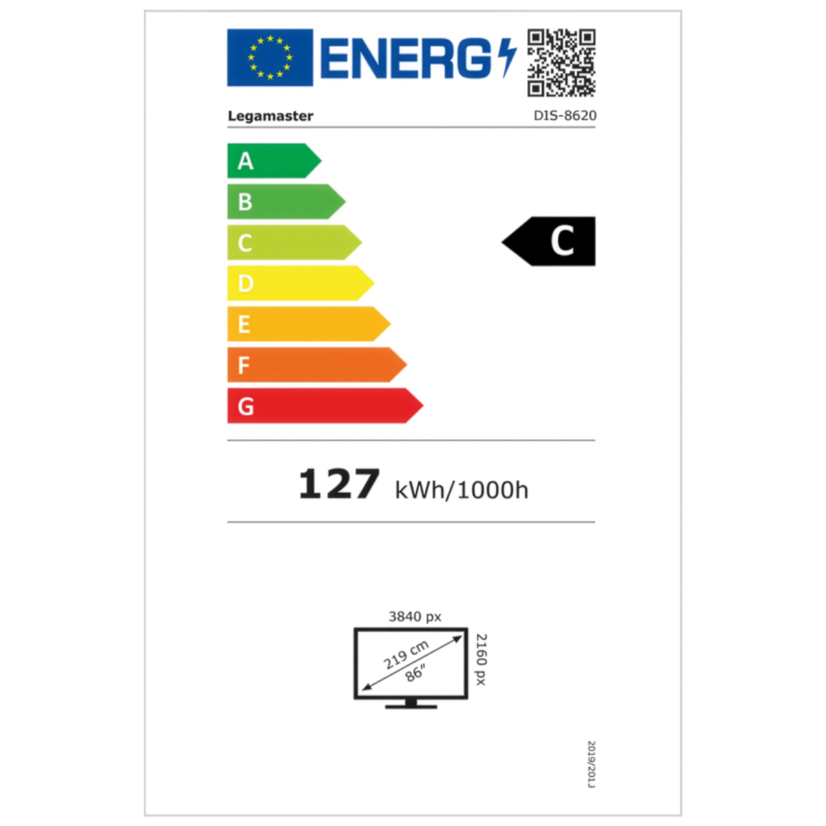 Legamaster DISCOVER 3 professional Display DIS-8620, 86"LED 4K Ultra HD Bildschirm 