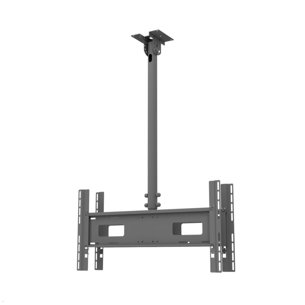 SMS Func Ceiling L Dual Monitor Deckenhalterung quer, schwarz für Digital Signage Installationen